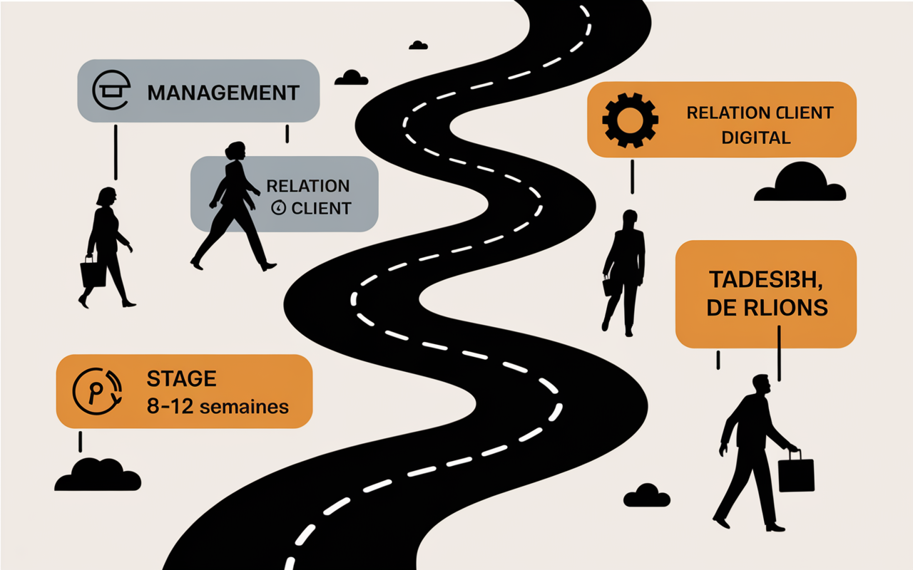 Infographie BTS MCO management digital relation client programme