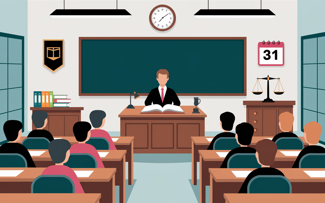 Salle classe ENM 31 mois formation magistrat