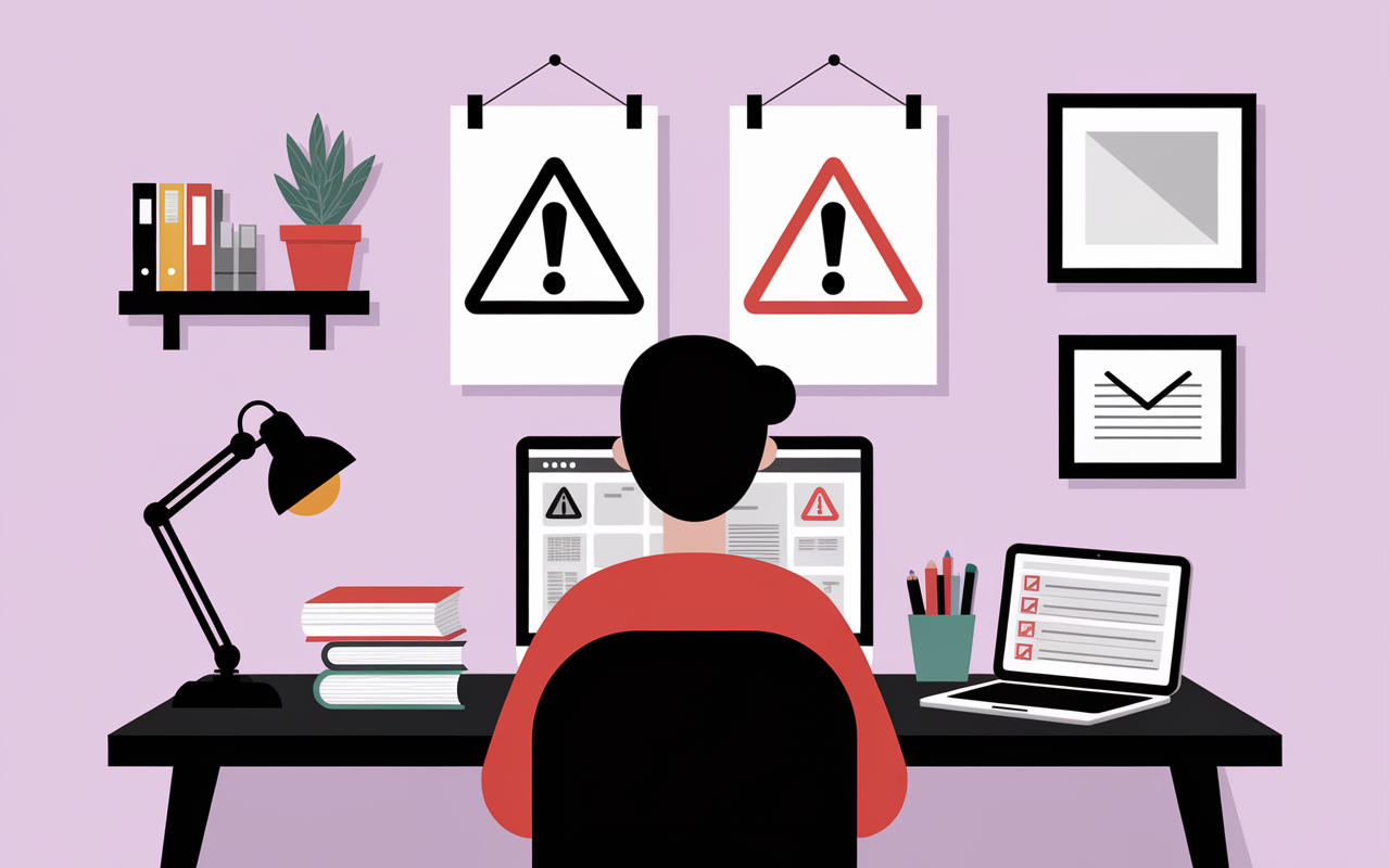 Personne bureau liste vérification activité travail manuel domicile