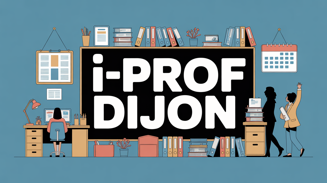 Interface I-Prof Dijon sur ordinateur pour enseignants