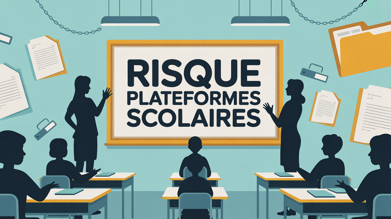 risque plateformes scolaires securite donnees