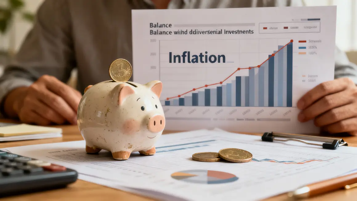 Graphique inflation perte trésorerie entreprise