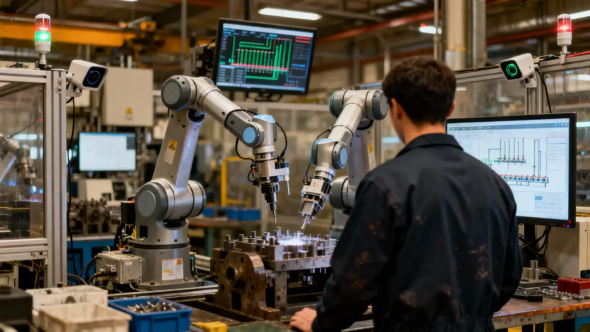 Automatisation industrielle robots collaboratifs IoT