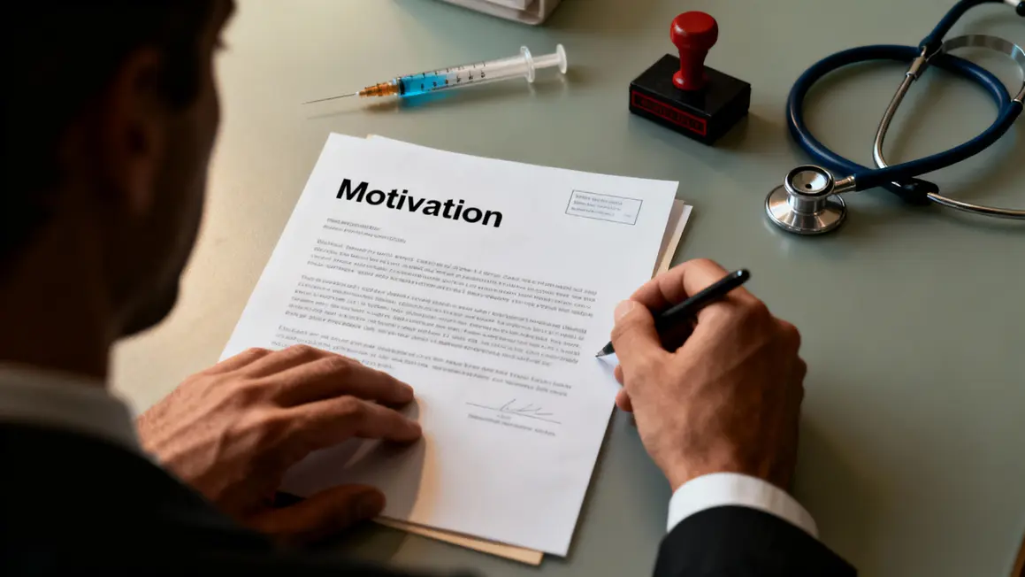 recruteur lisant lettre motivation secretaire medicale