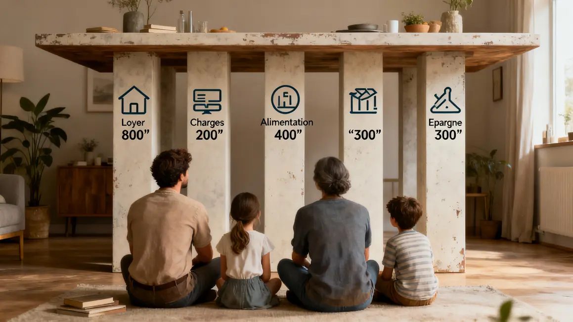 tableau budget famille 2666 brut net