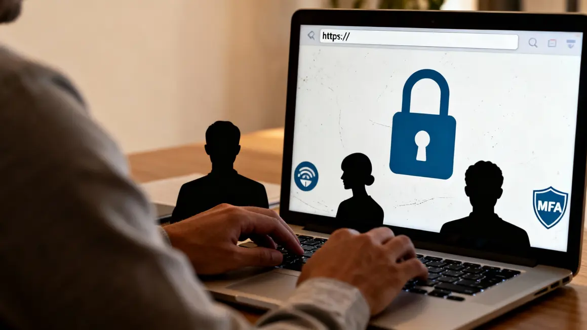 sécurité extranet ESG cadenas MFA et navigation sécurisée