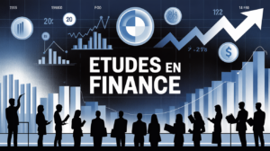 fresque etude en finance silhouettes etudiants