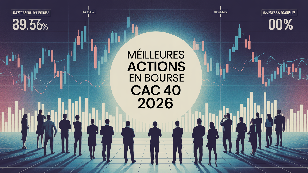 meilleur action bourse cac 40 illustration
