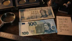 Billet de banque france francs et euro pour échange et collection